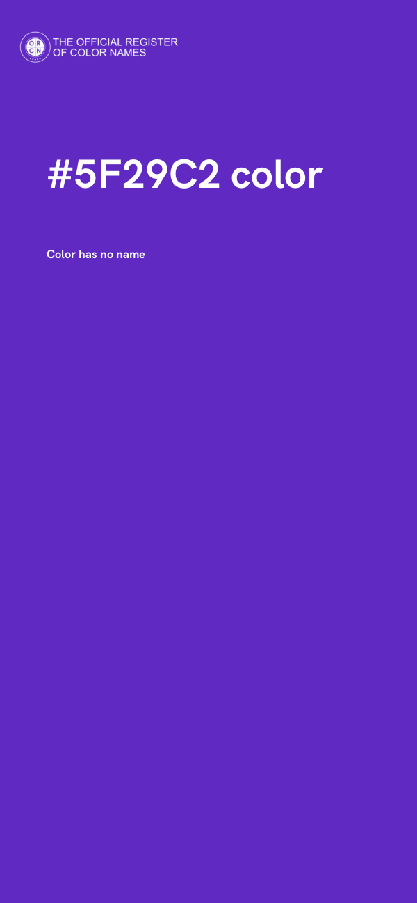 #5F29C2 color image
