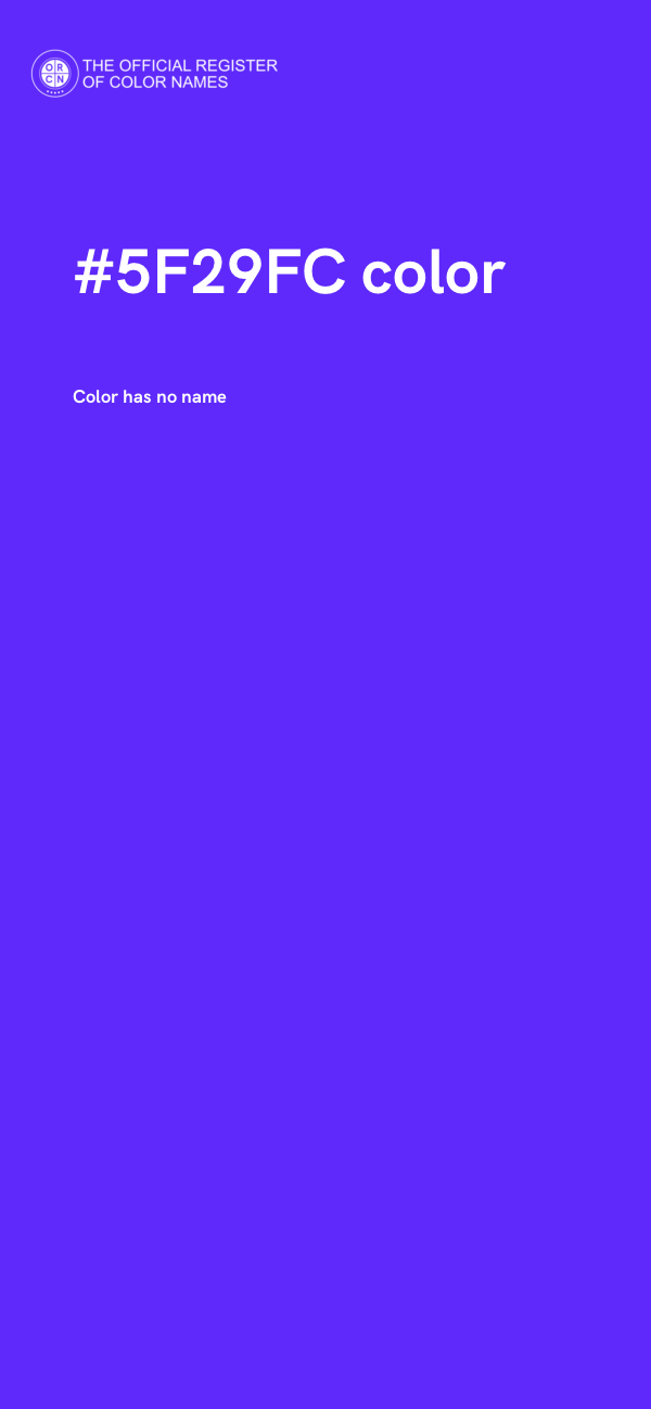 #5F29FC color image