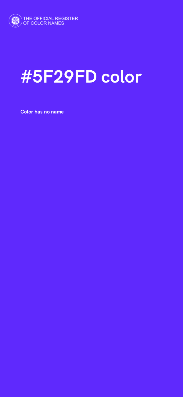 #5F29FD color image
