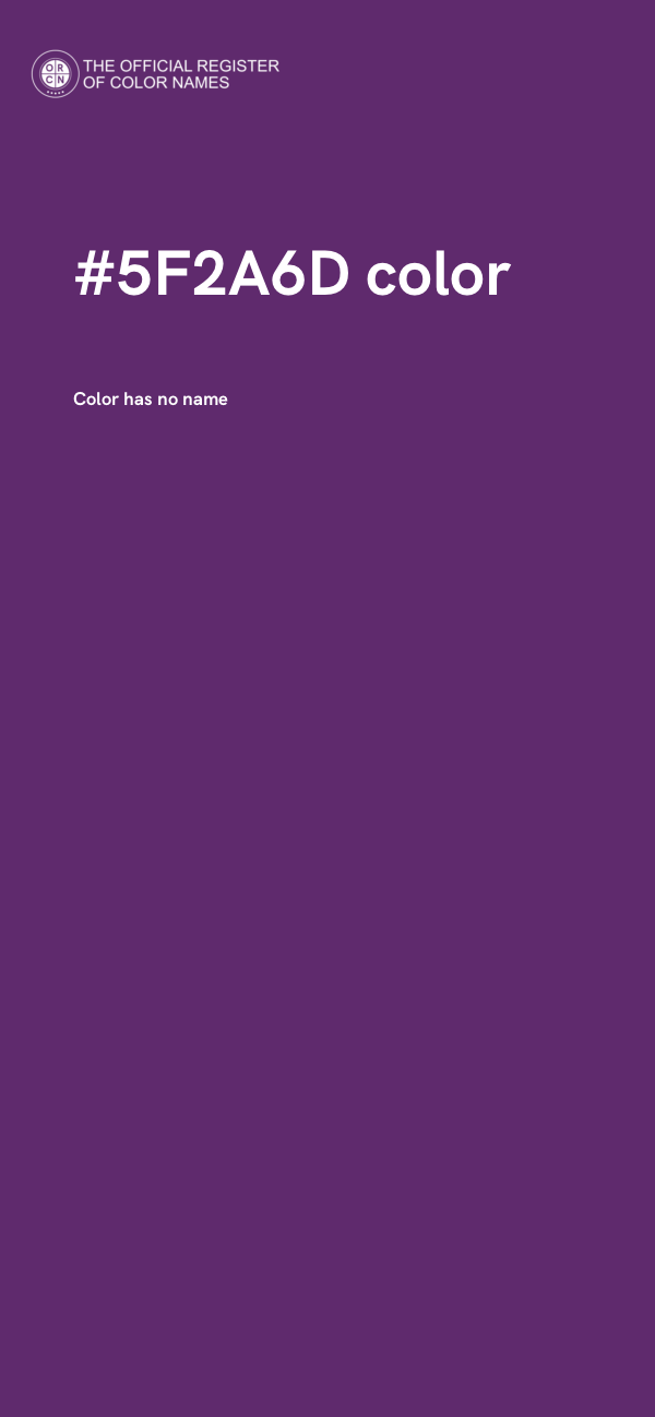#5F2A6D color image