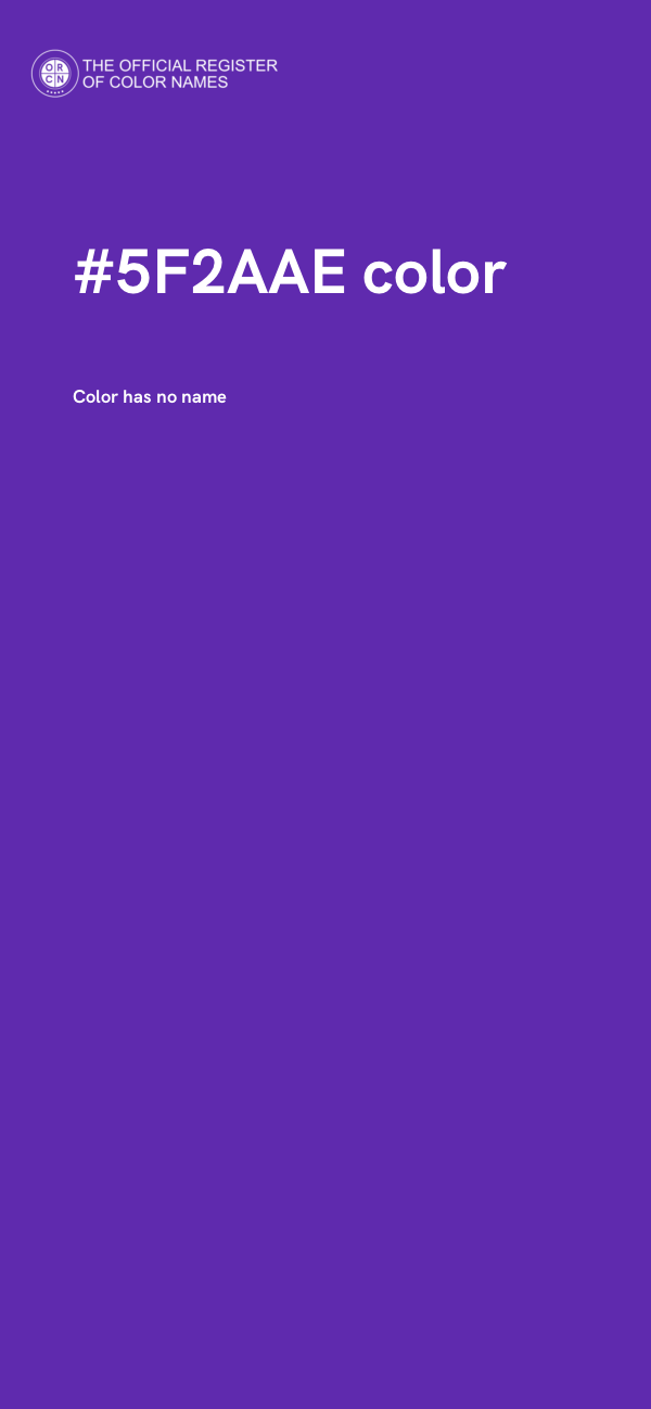 #5F2AAE color image