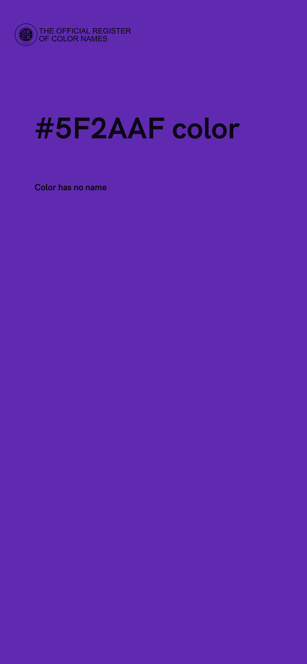 #5F2AAF color image