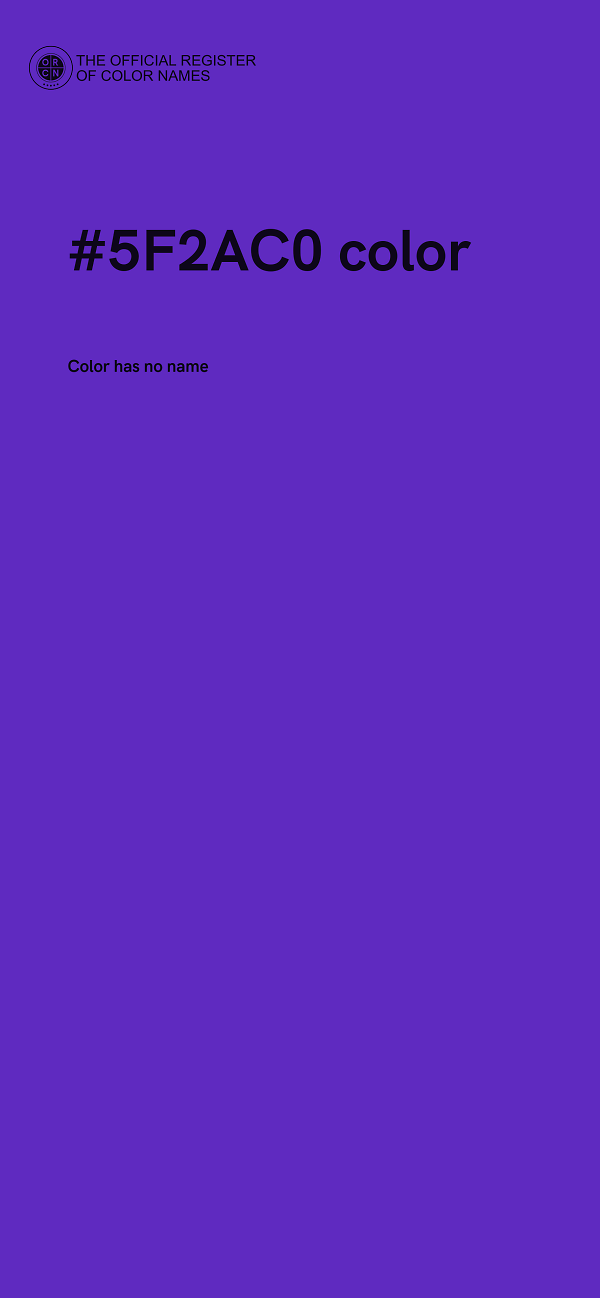 #5F2AC0 color image