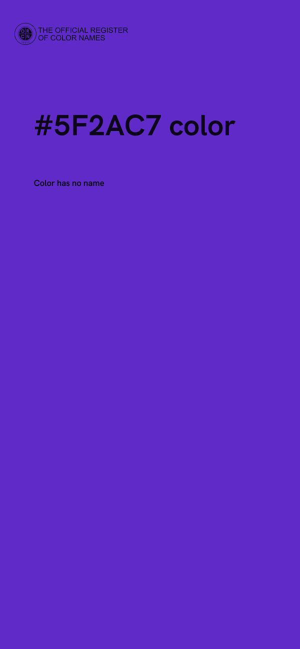 #5F2AC7 color image