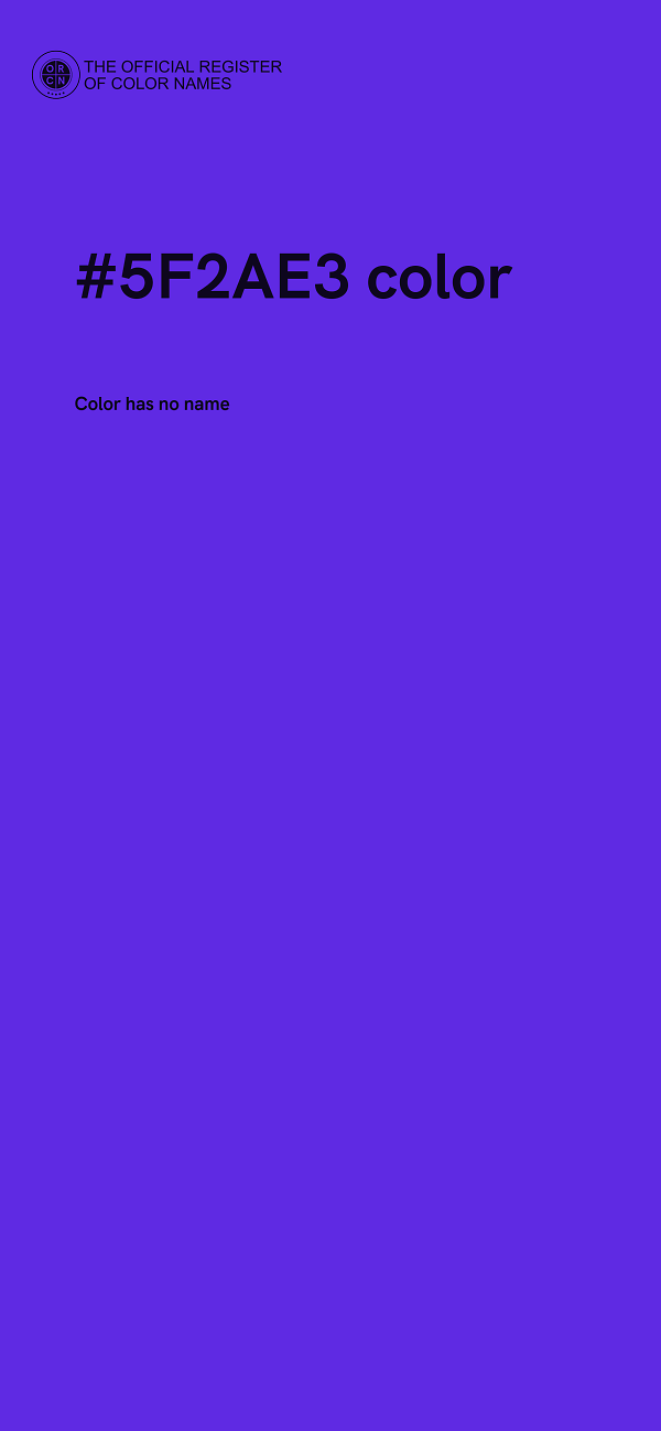 #5F2AE3 color image