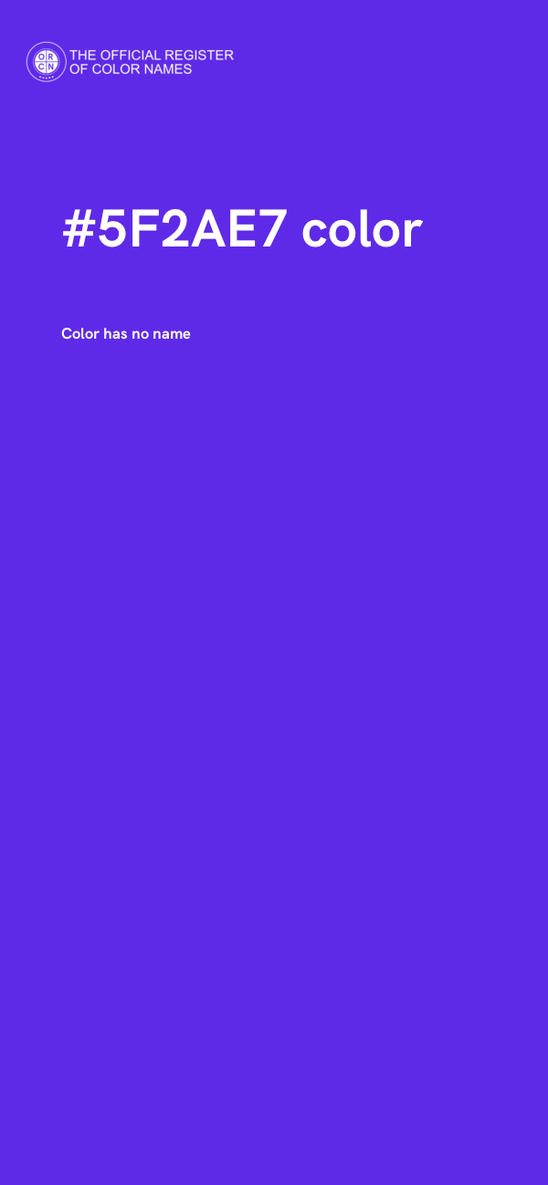 #5F2AE7 color image