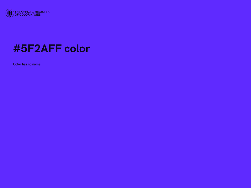 #5F2AFF color image