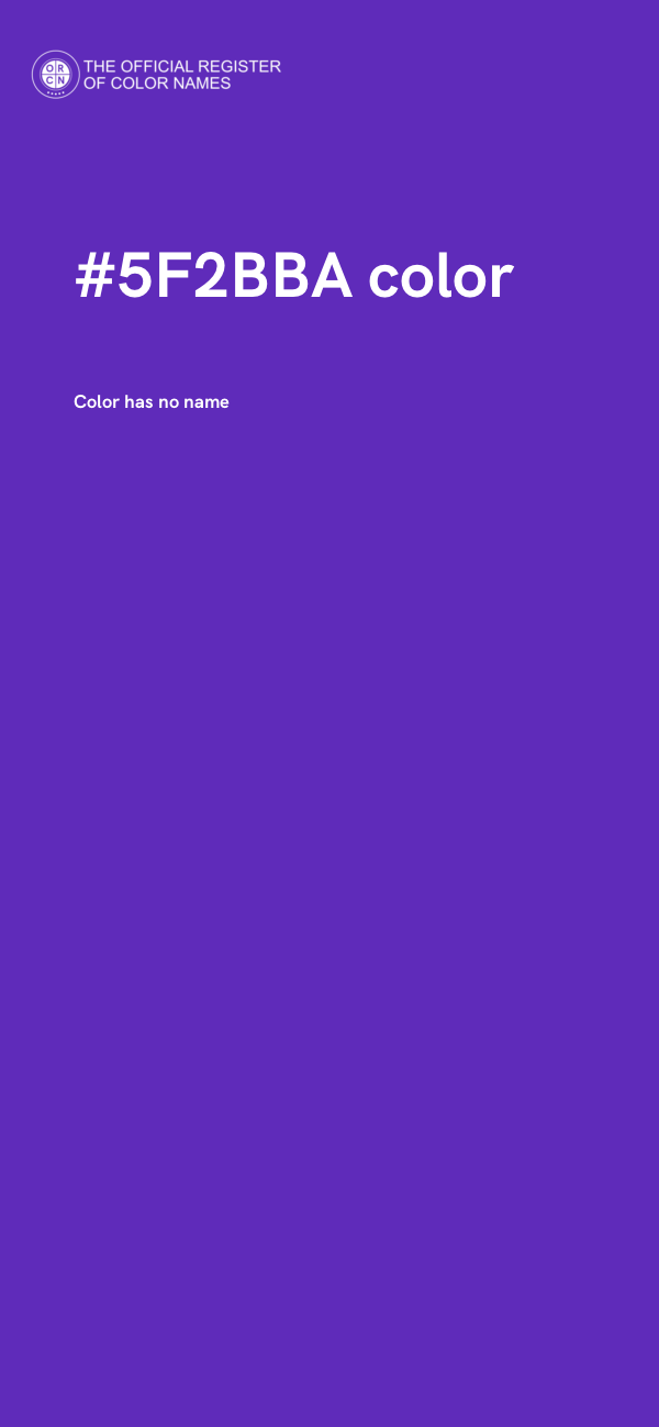 #5F2BBA color image