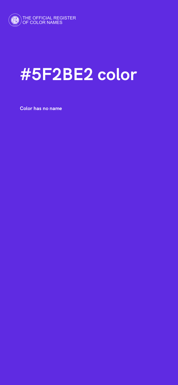 #5F2BE2 color image