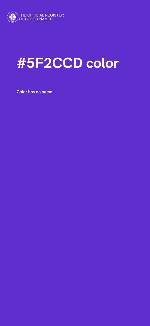 #5F2CCD color image