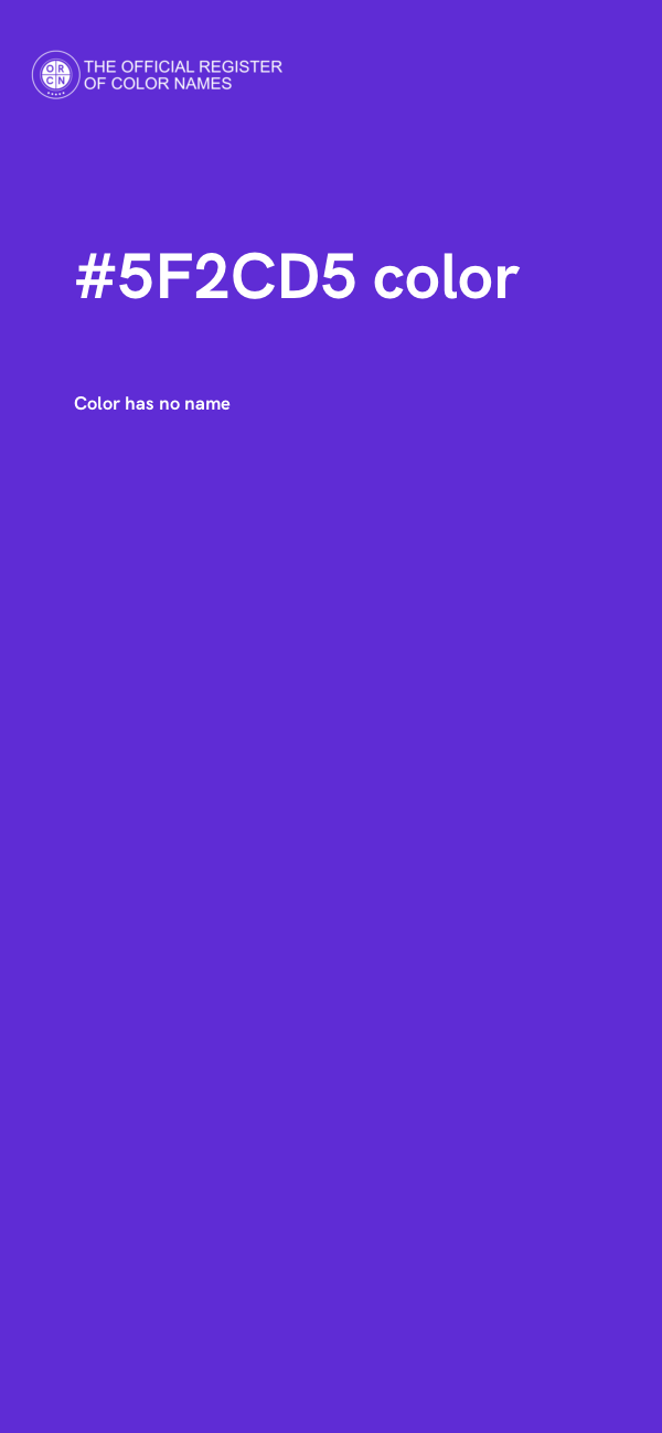 #5F2CD5 color image