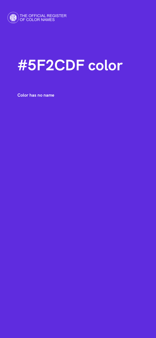 #5F2CDF color image