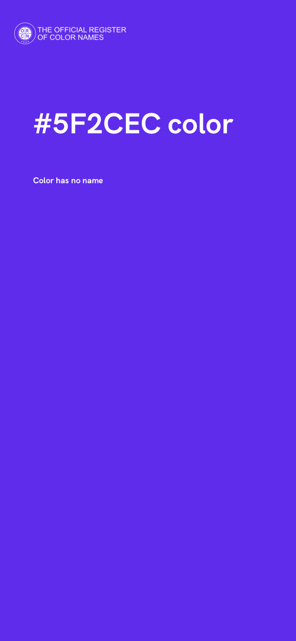 #5F2CEC color image
