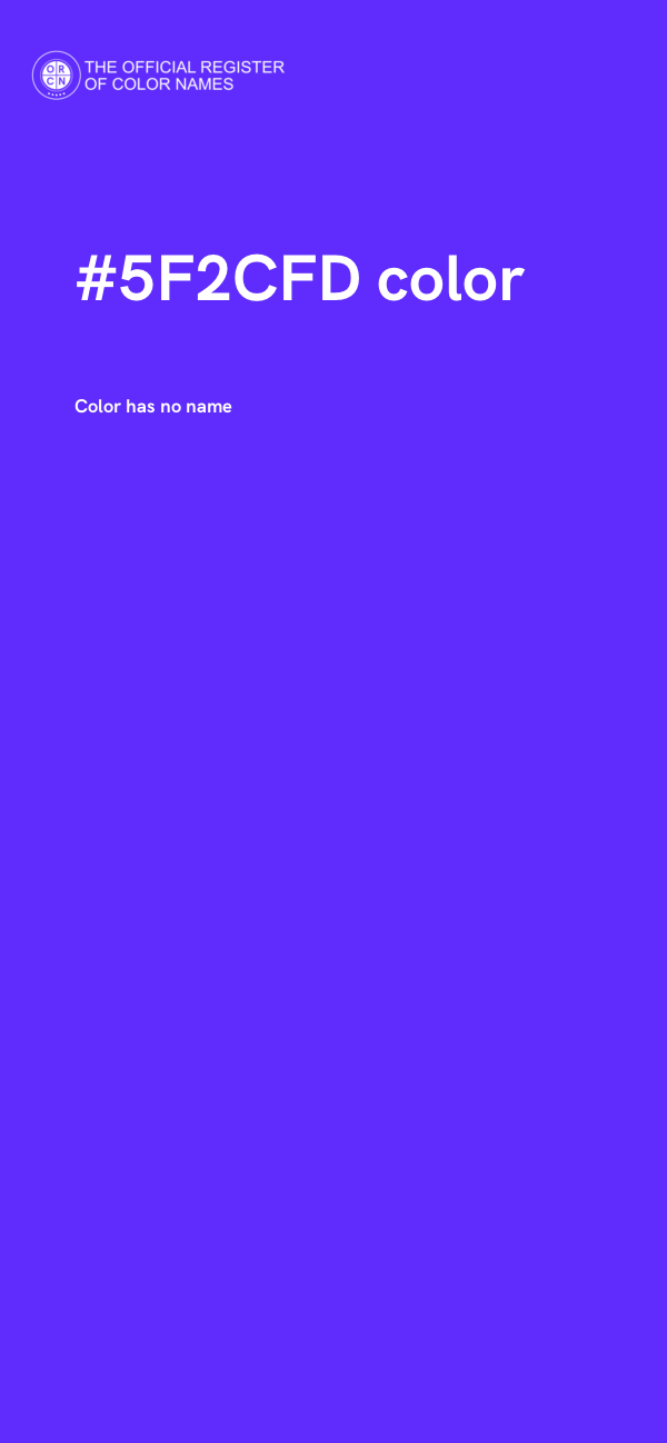 #5F2CFD color image