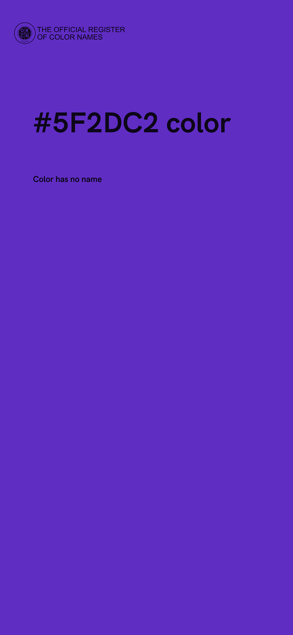 #5F2DC2 color image