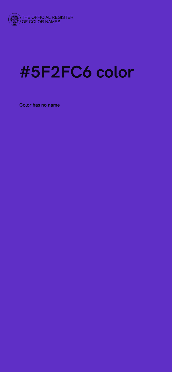 #5F2FC6 color image