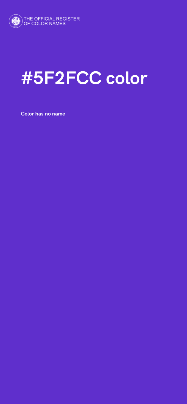 #5F2FCC color image