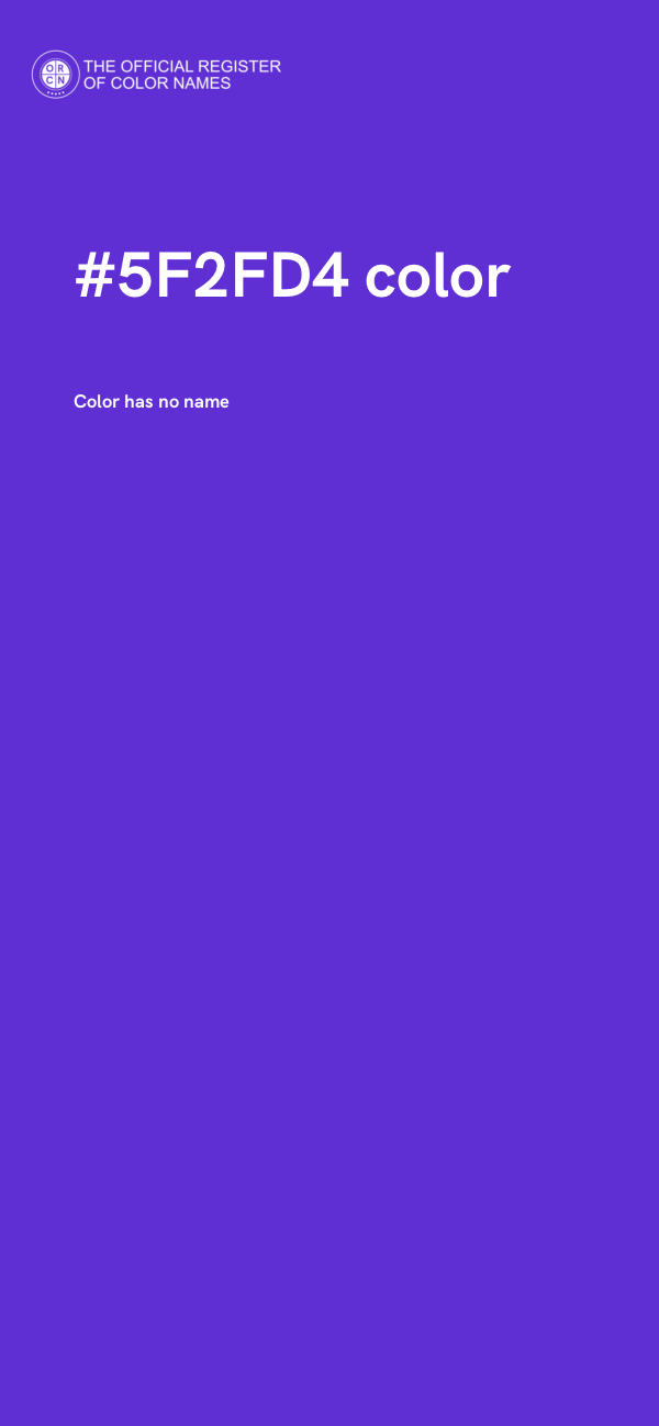 #5F2FD4 color image