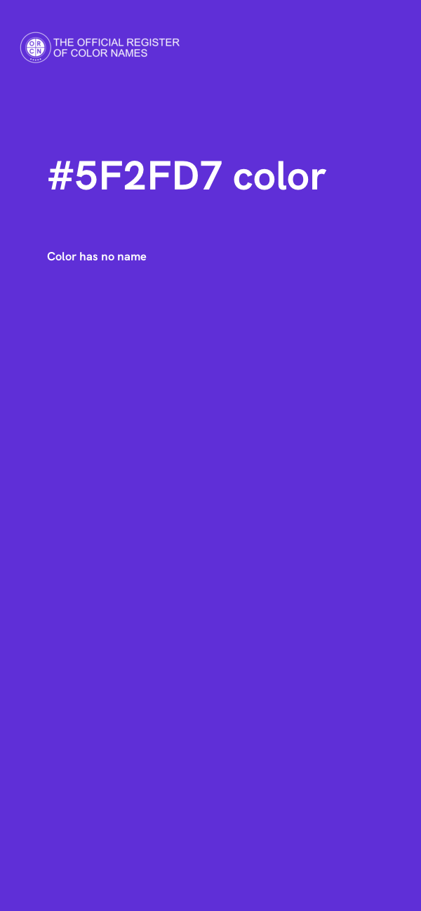 #5F2FD7 color image