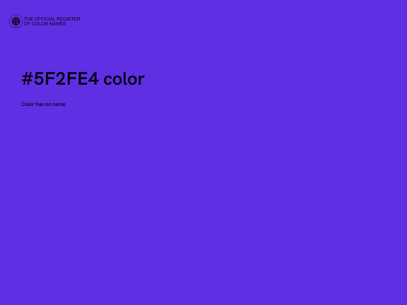 #5F2FE4 color image