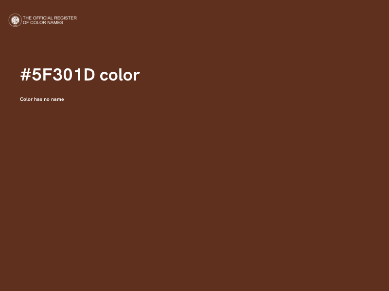 #5F301D color image