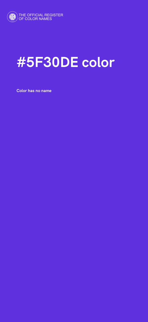 #5F30DE color image