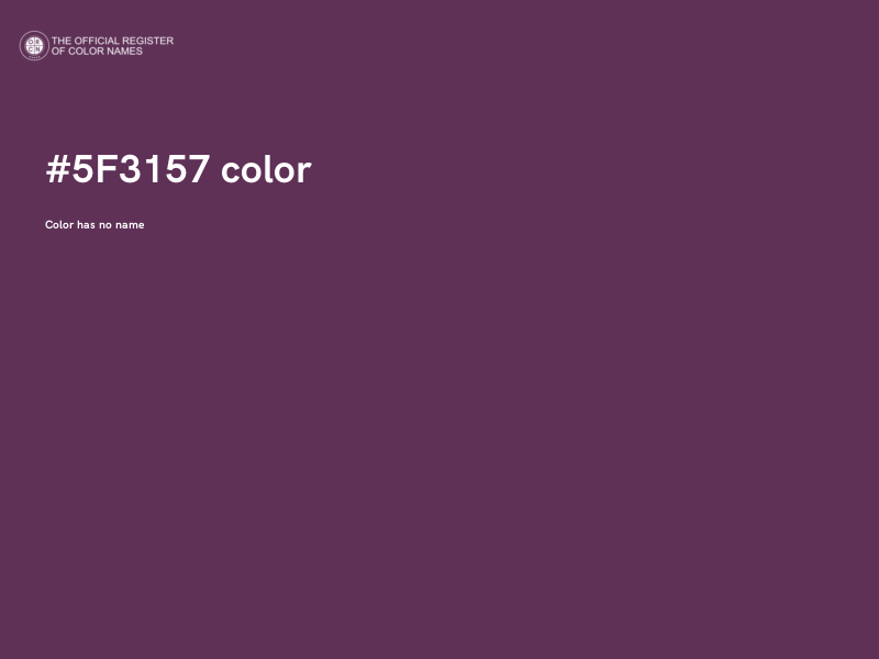 #5F3157 color image