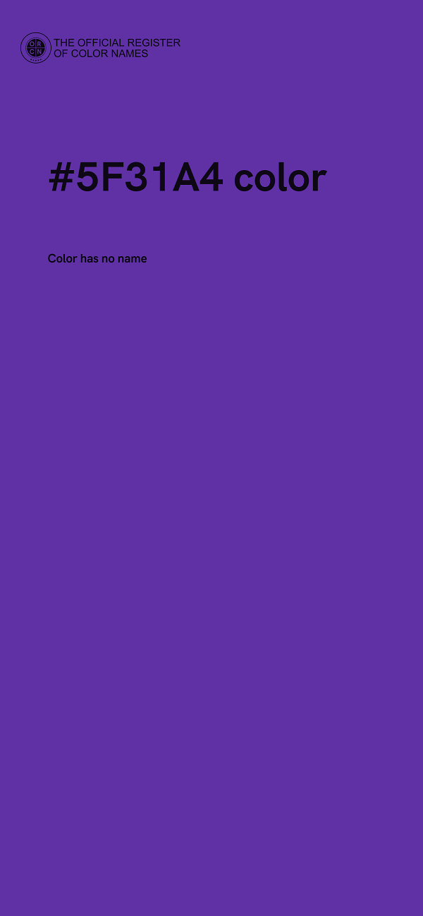 #5F31A4 color image