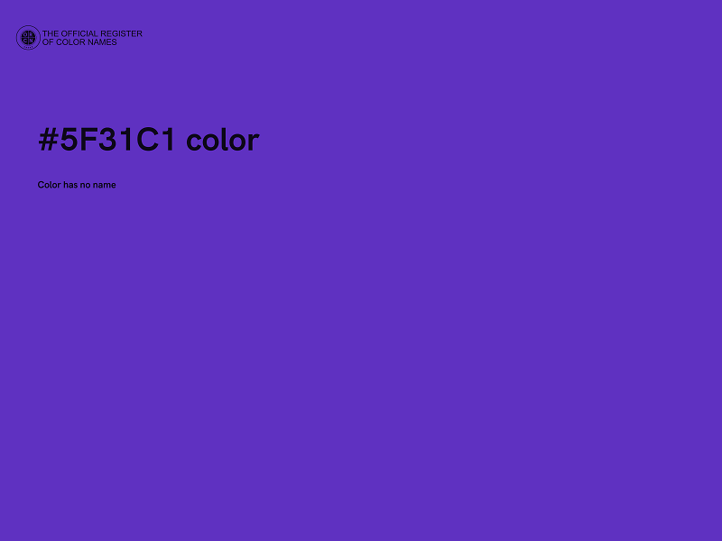 #5F31C1 color image