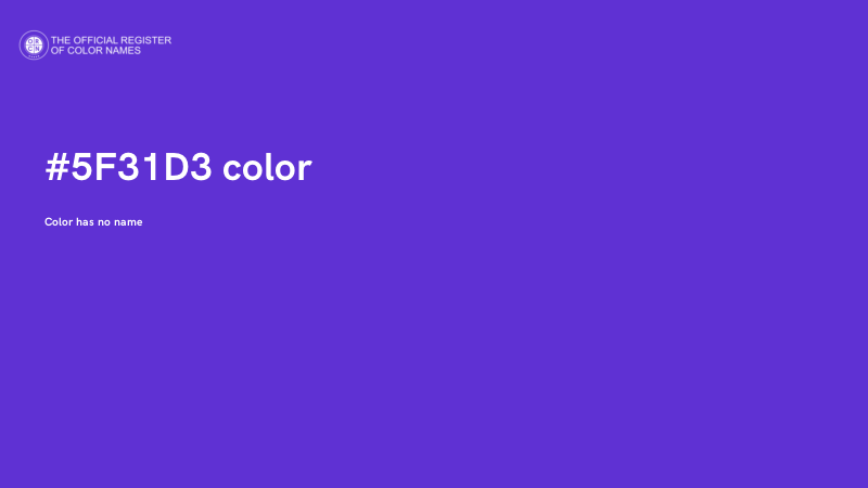 #5F31D3 color image