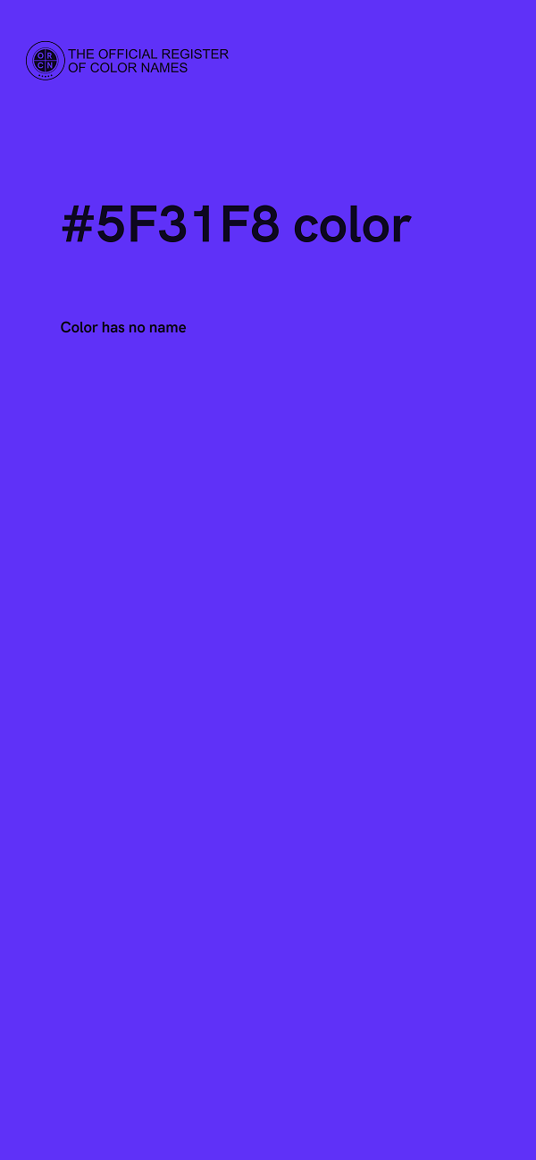 #5F31F8 color image