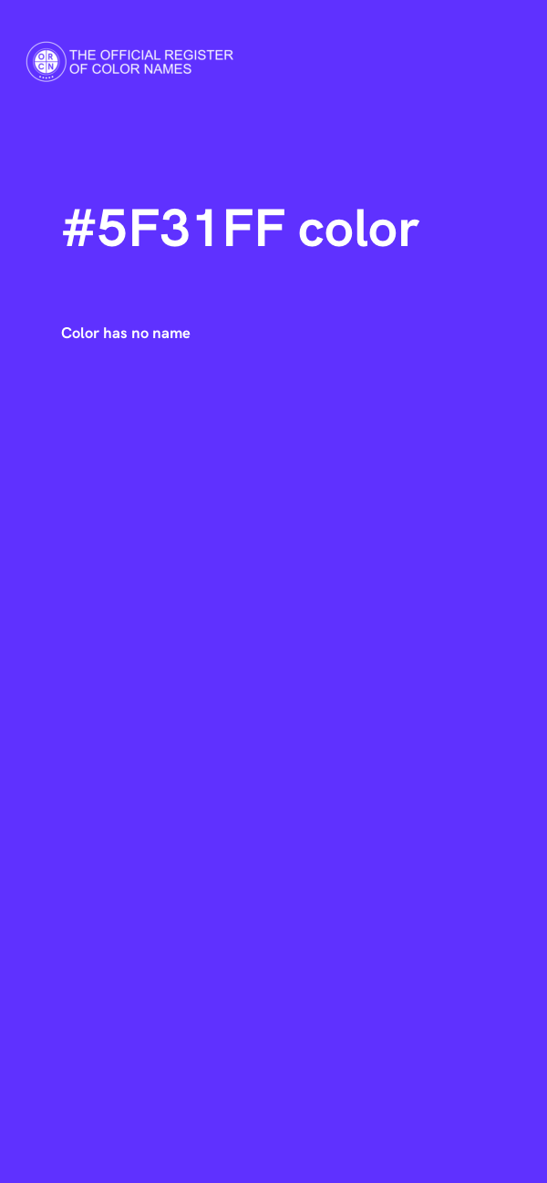 #5F31FF color image