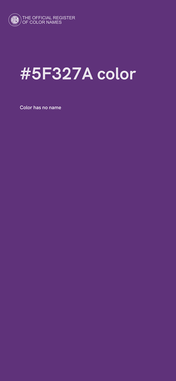 #5F327A color image