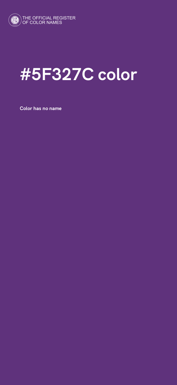 #5F327C color image
