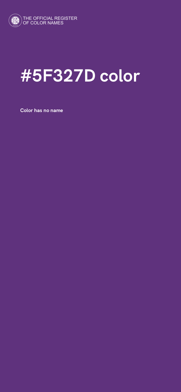 #5F327D color image