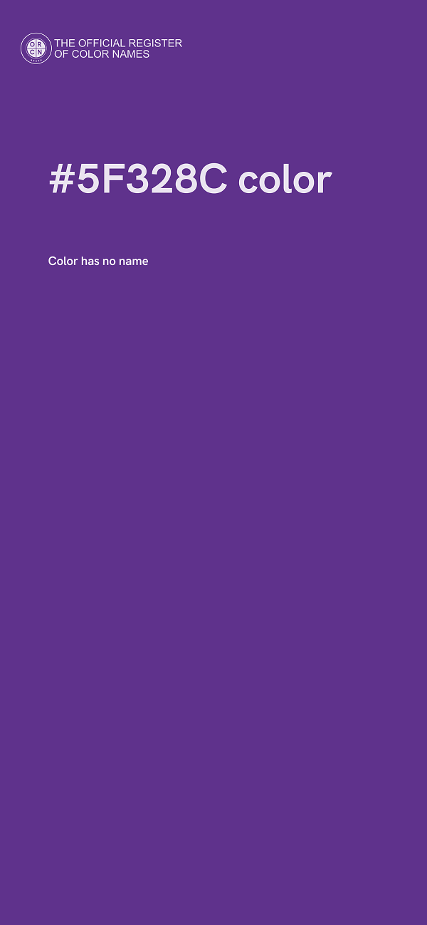 #5F328C color image