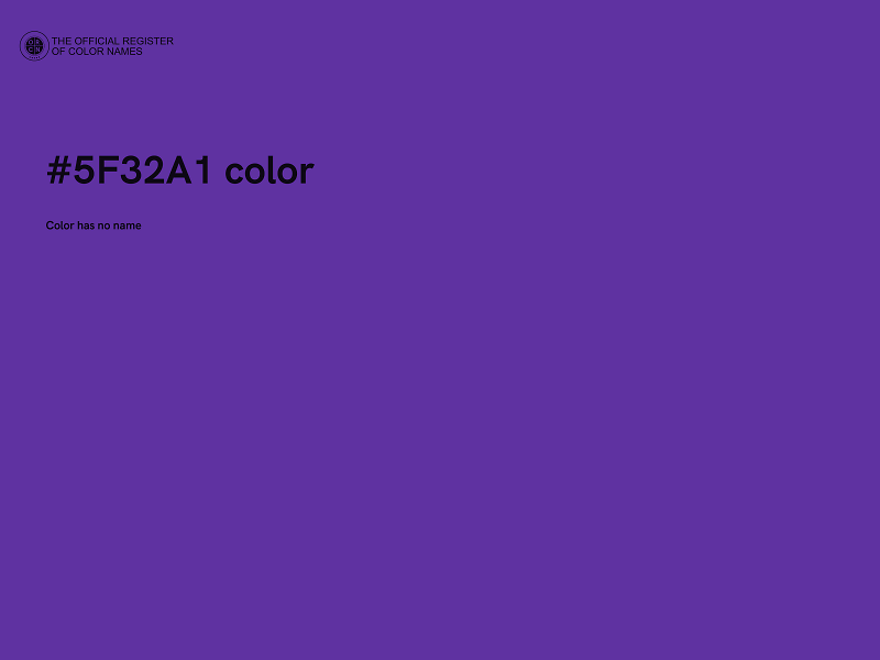 #5F32A1 color image