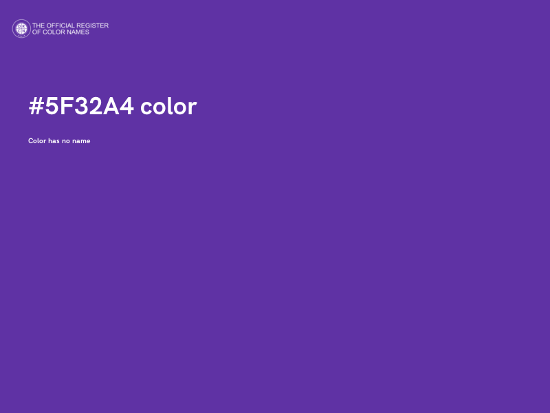 #5F32A4 color image