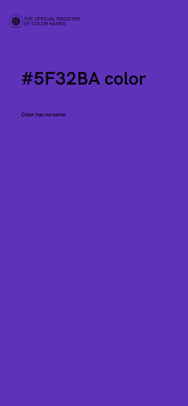 #5F32BA color image