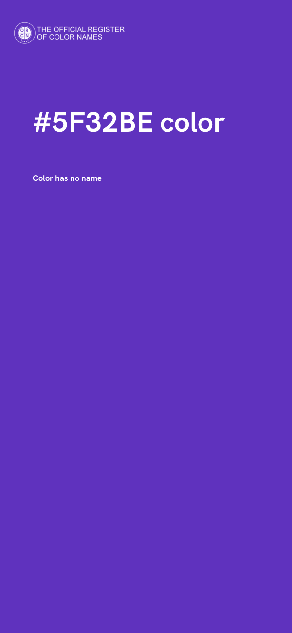 #5F32BE color image