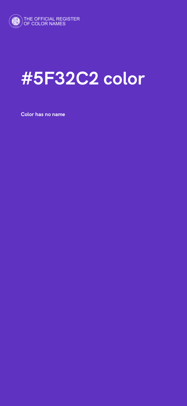 #5F32C2 color image