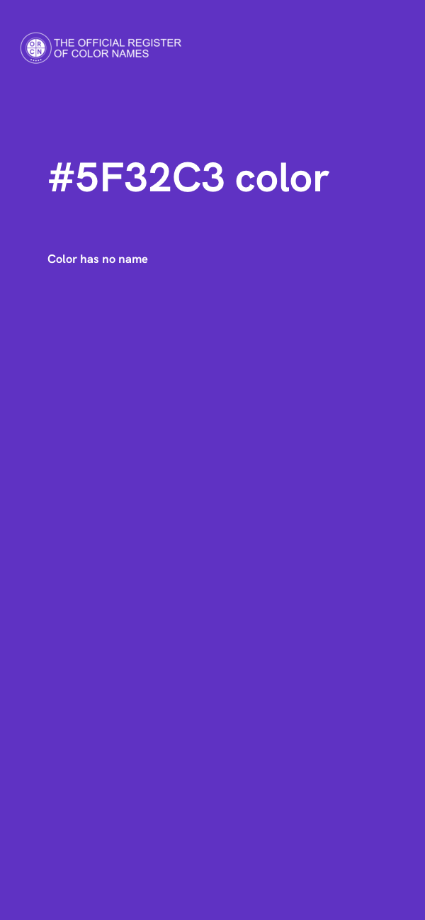 #5F32C3 color image