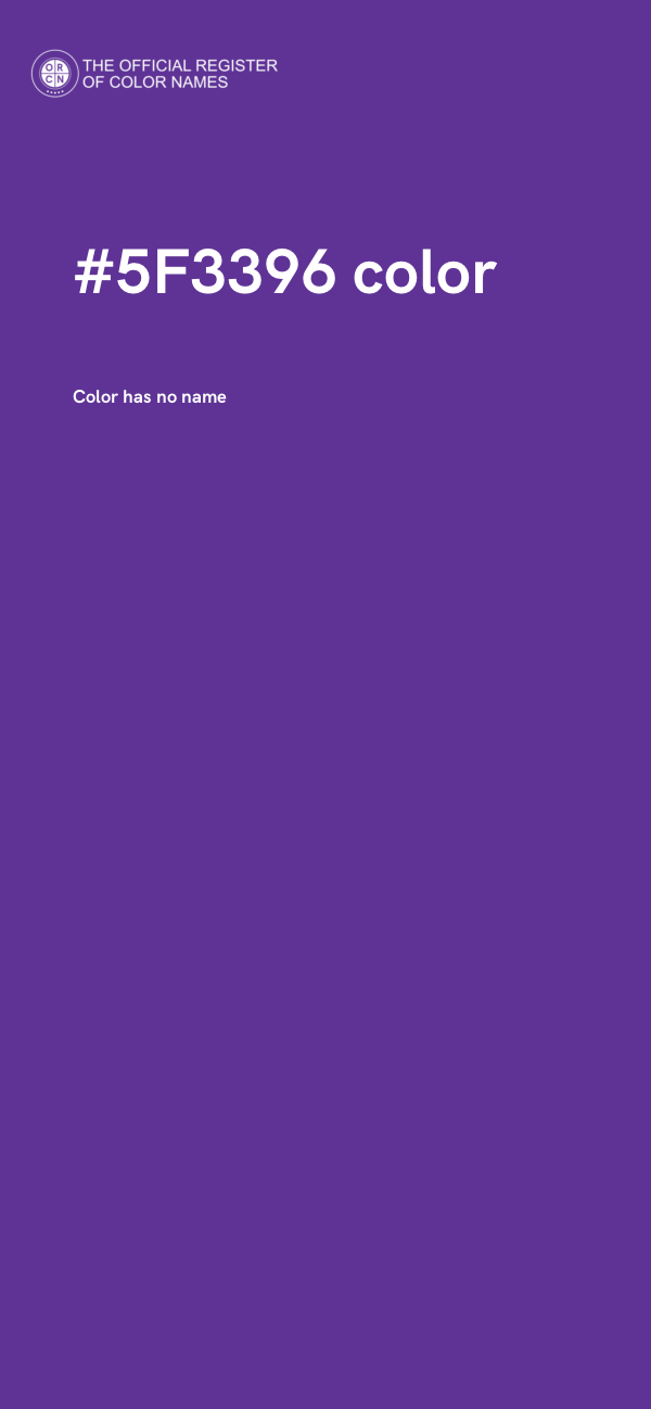 #5F3396 color image