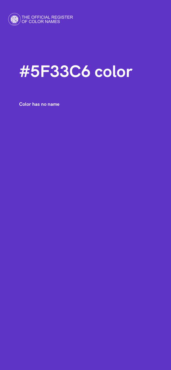 #5F33C6 color image