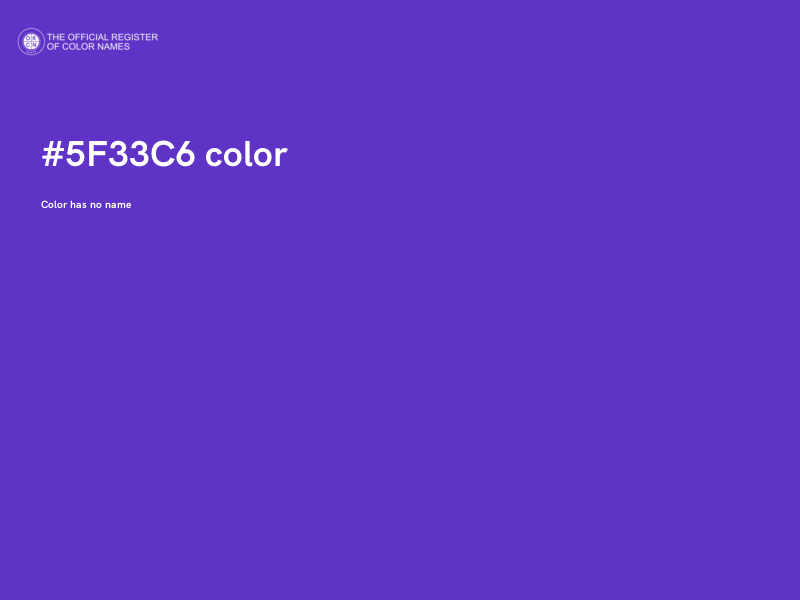 #5F33C6 color image