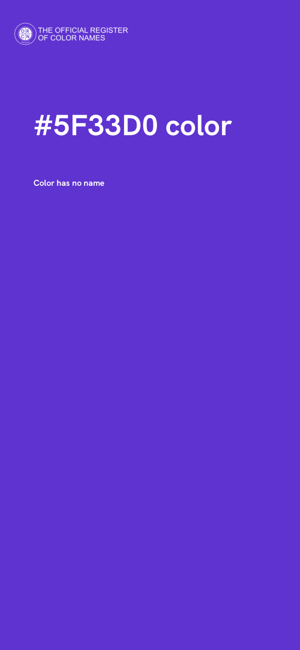 #5F33D0 color image