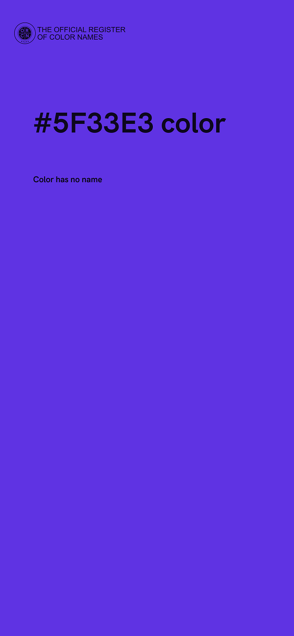 #5F33E3 color image