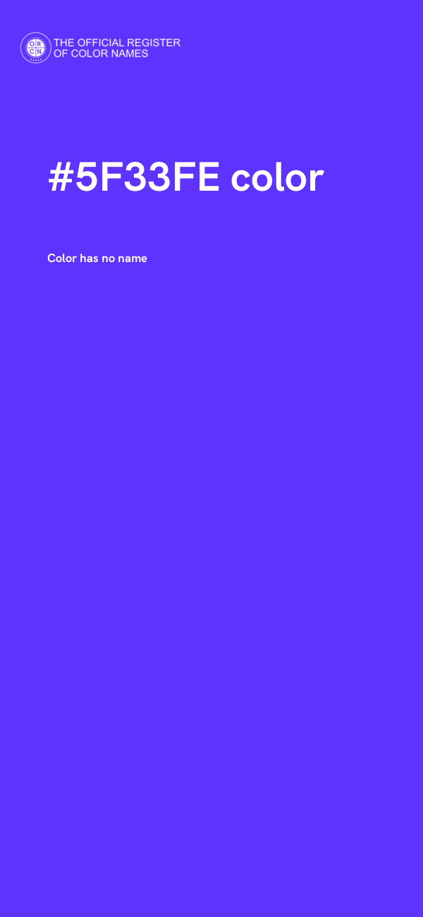 #5F33FE color image