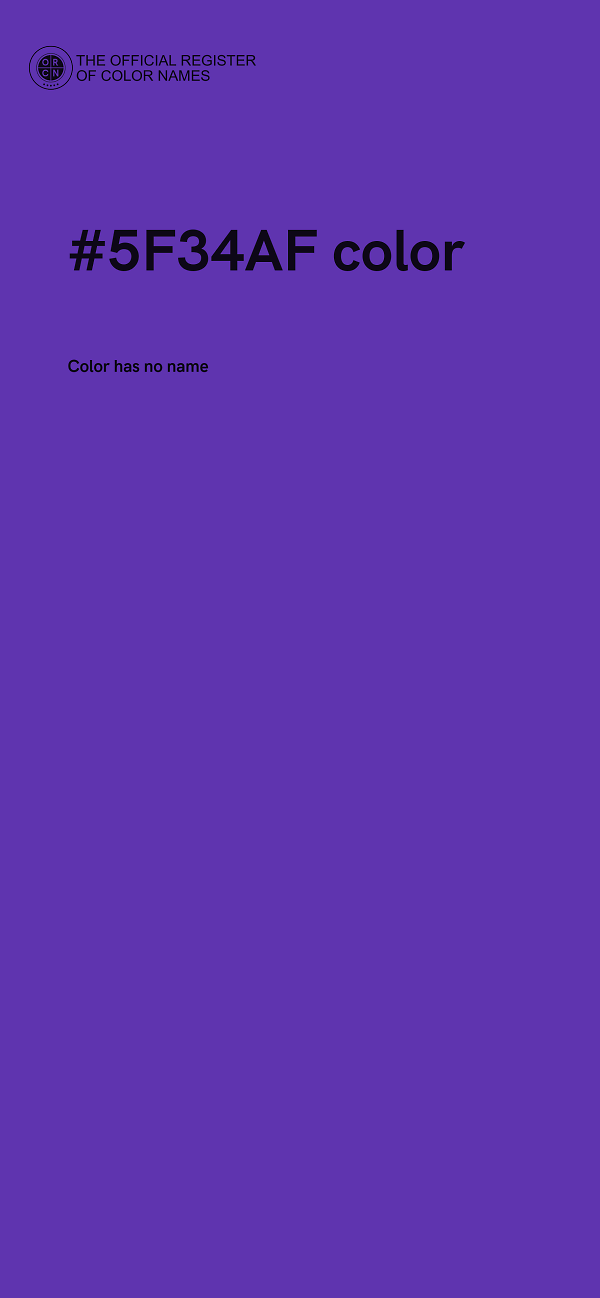 #5F34AF color image
