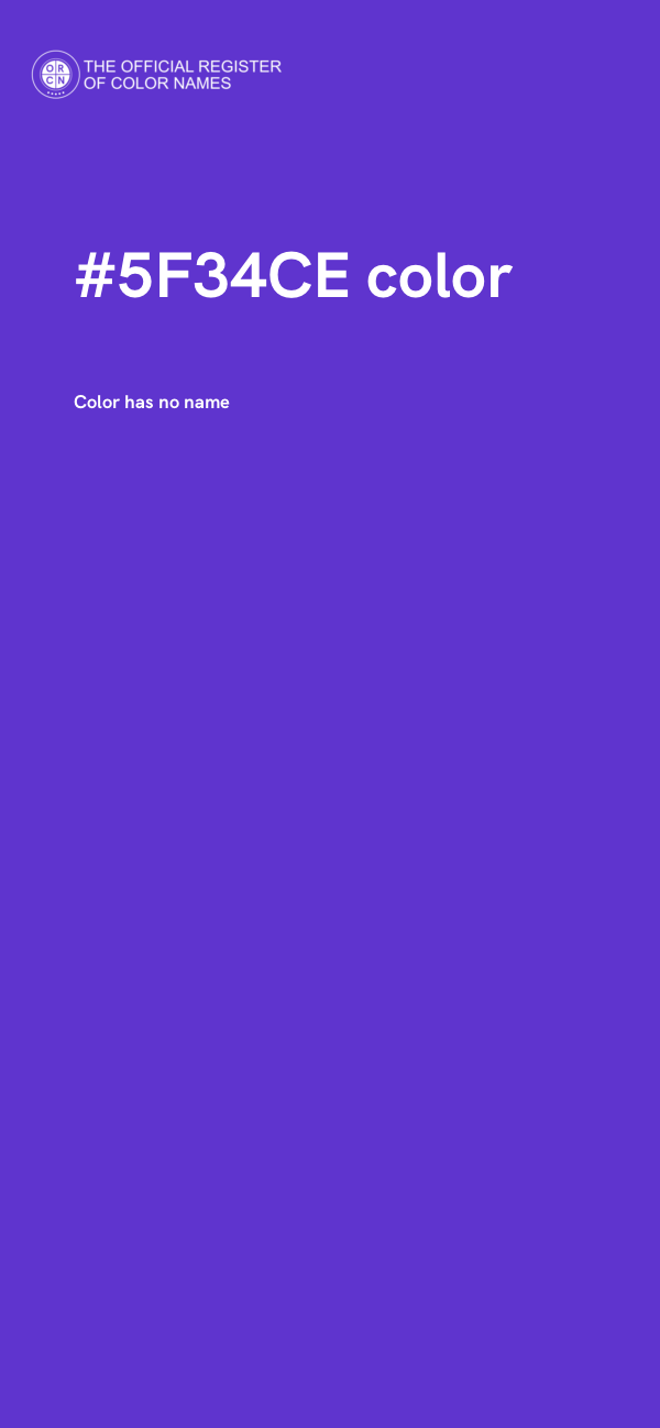 #5F34CE color image